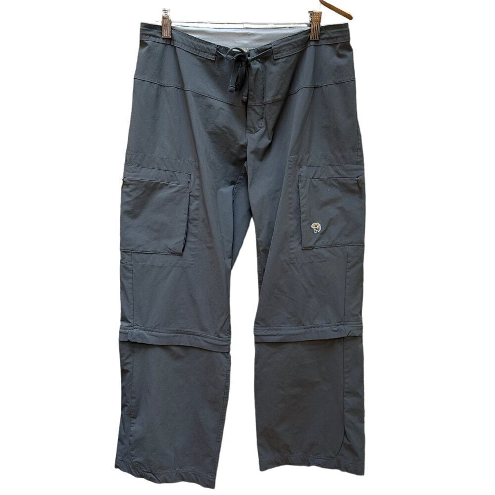 Mountain Hardware‎ Convertible Outdoor Hiking Pants Dark Gray Women's Size 8